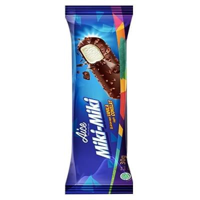 (Hỏa tốc) Kem Miki vani bọc socola giòn Aice