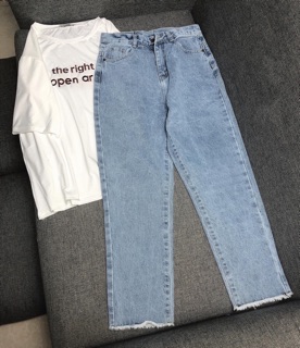 Quần baggy jean