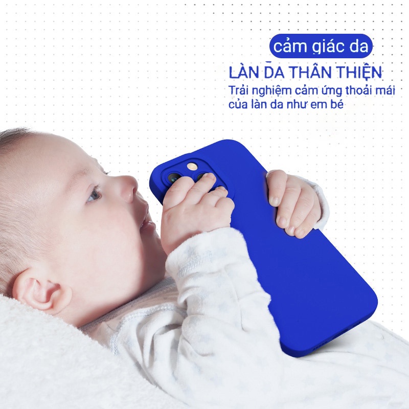 Ốp Điện Thoại TPU Silicon Chống Sốc Bảo Vệ Ống Kính In Hình Klein Cho iPhone 13 12 11 Pro Max 7 8 6 6s Plus SE 2020