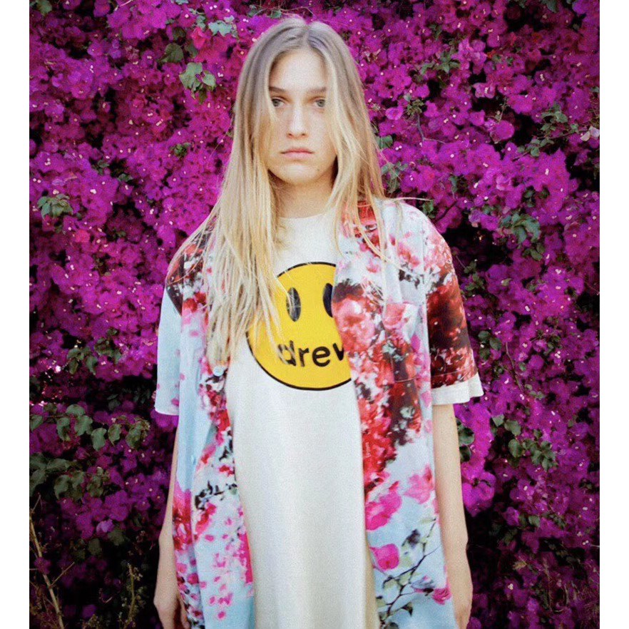 Áo thun nữ DrewHouse SECRET JUSTIN BIEBER form rộng tay lỡ cá tính oversize unisex