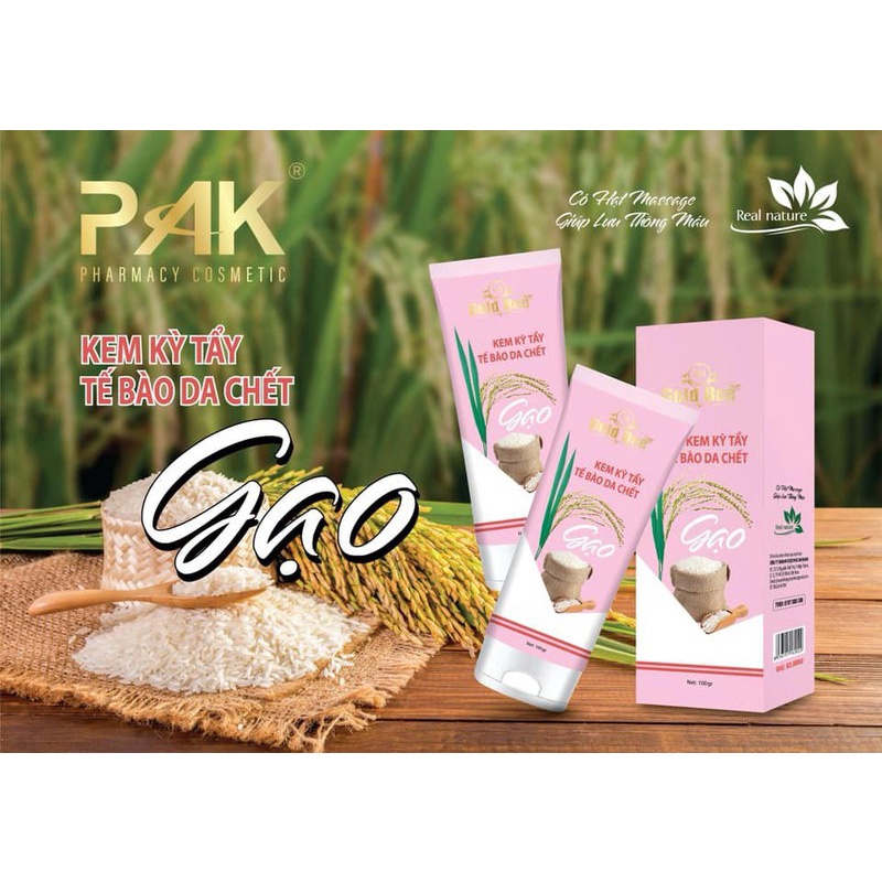 KEM TẨY KỲ TẾ BÀO DA CHẾT TINH CHẤT GẠO (dành cho da mặt) GOLD BEE