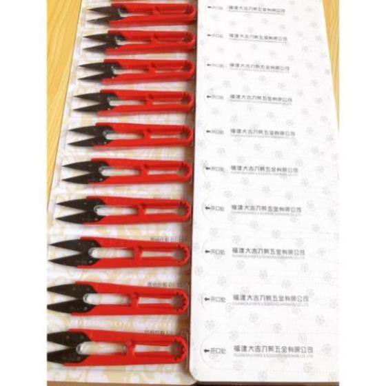 Combo 2 kéo đỏ cắt chỉ thừa loại xin, chất lượng thép chống gỉ