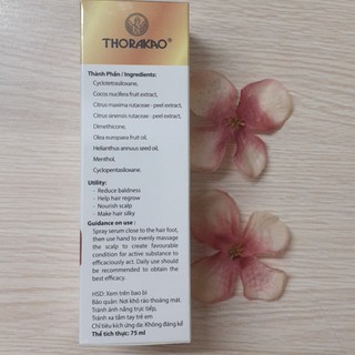 Serum dưỡng tóc Thorakao 75ml (Bưởi, Dầu Dừa, Olive)