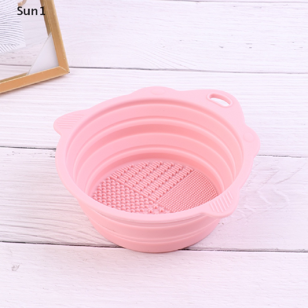 Sun1 > Bát Silicone Mềm Đựng Cọ Trang Điểm Gấp Gọn Tiện Lợi