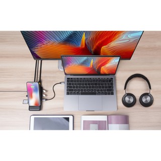 Đế sạc không dây HyperDrive 7.5W Wireless Charger Usb-C Hub