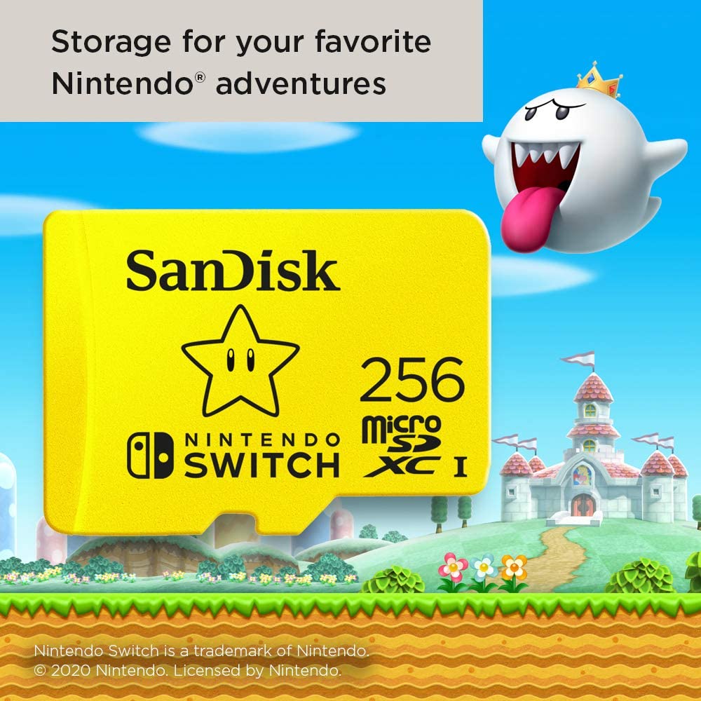 Thẻ Nhớ Sandisk Micro SD 128GB 64GB 256GB 512GB SD Cho Máy Chơi Game Nintendo Switch