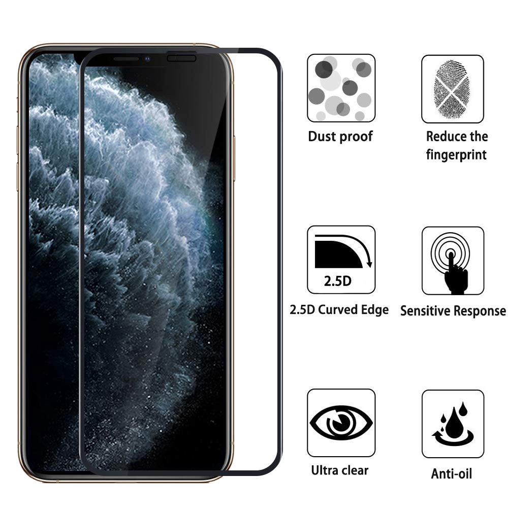 Kính cường lực FULL MÀN iPhone 12 Mini 11 Pro X XS Max Xr 7 8 6 6s Plus