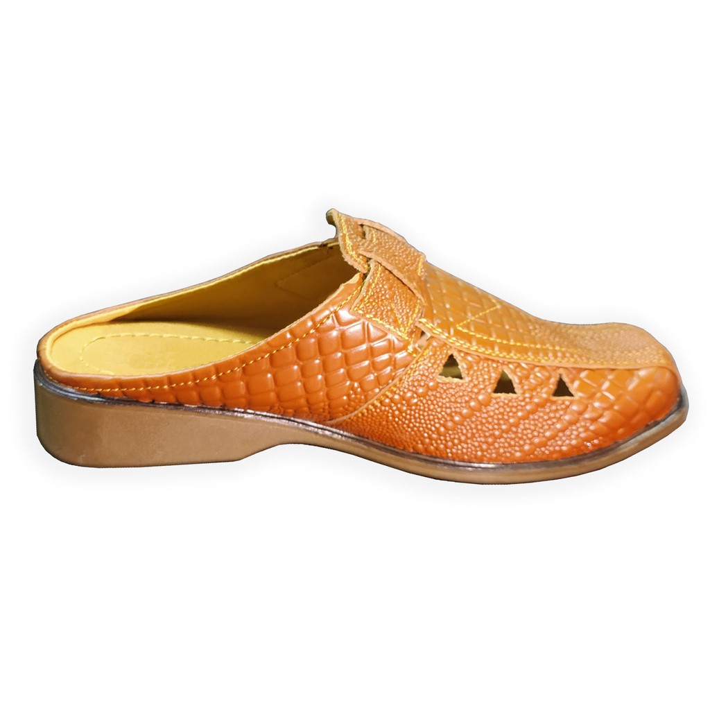 Dép giả giày kiểu thời trang giày mọi cho nam tiện lợi cho công việc - NMA-CH0-SAPO3-NA (Nâu bò)