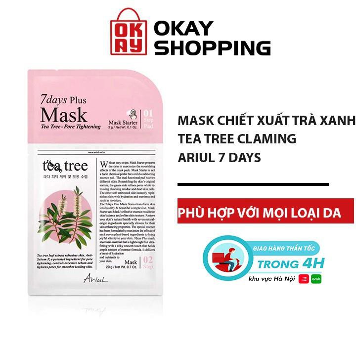 Mặt nạ 2 bước Ariul 7 Days Plus Mask Tea Tree 20g