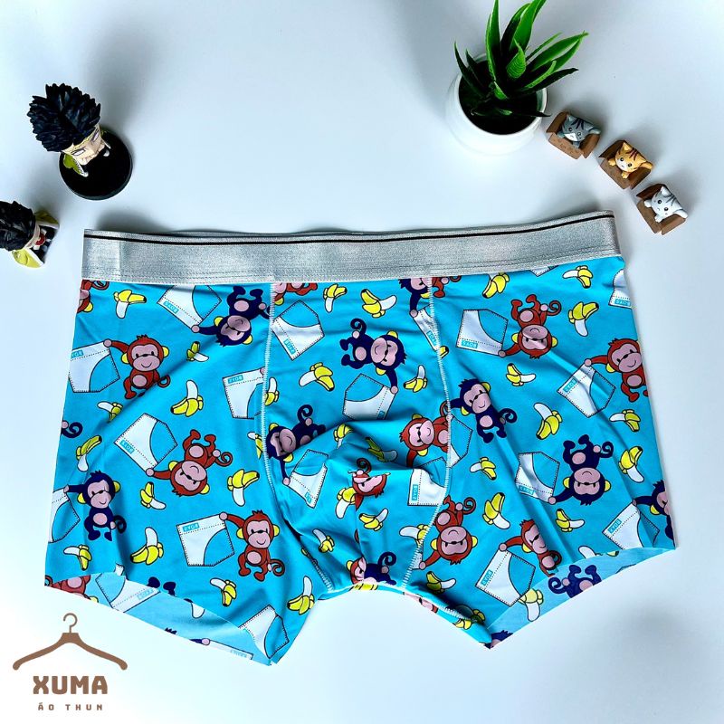 [ Ảnh tự chụp ] Quần sip quần lót nam hoạt hình thun lạnh siêu nhẹ co giãn 4 chiều khử mùi hiệu quả không xù không nhăn