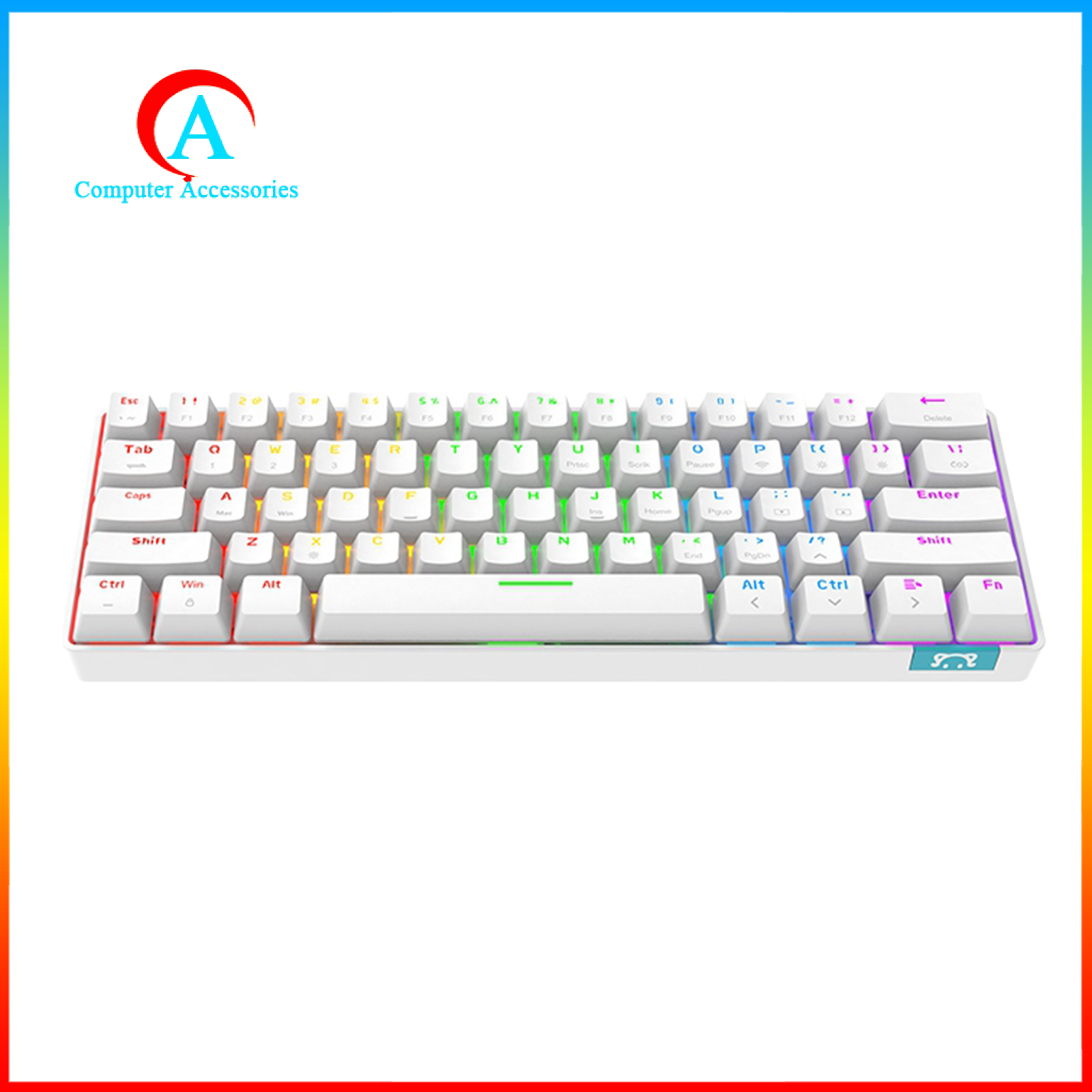 Bàn Phím Cơ Không Dây Bluetooth 61 Phím Rgb Cho Dân Văn Phòng