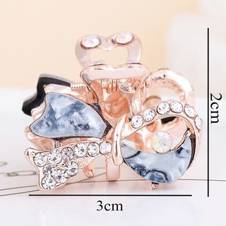 Kẹp tóc nơ mini đính đá dễ thương trẻ trung