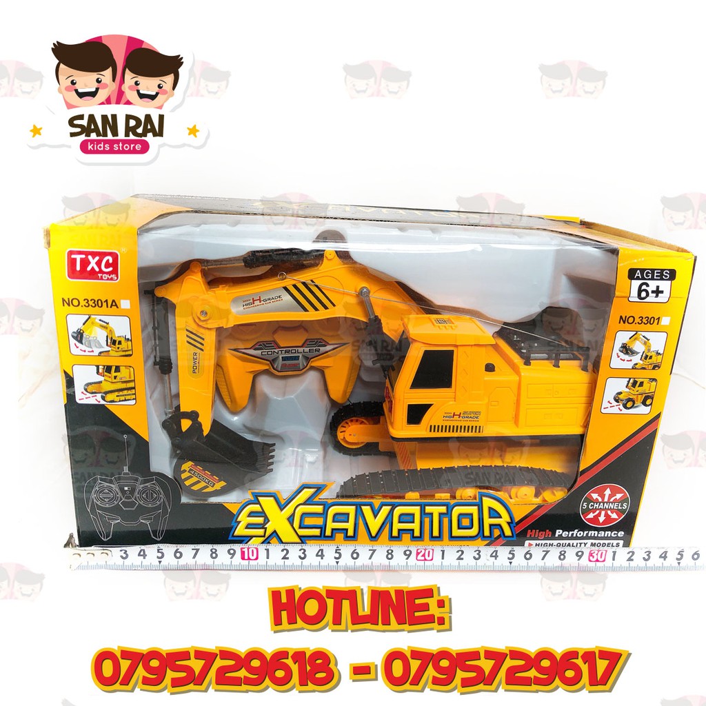 Bộ xe xúc đất điều khiển