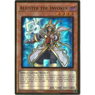 Thẻ bài Yugioh - TCG - Aleister the Invoker (Alternate Art) / MAGO-EN016'