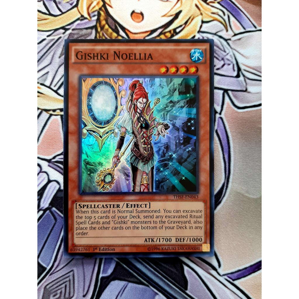 Thẻ Bài Yugioh Monster Gishki Noellia - THSF-EN043 - Super Rare