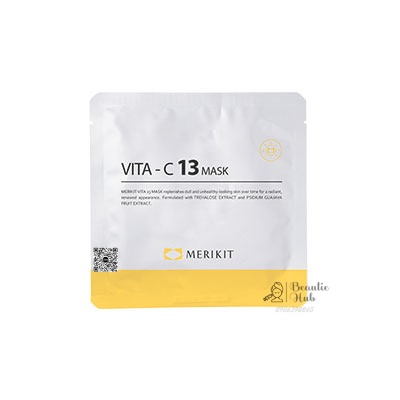 Mặt Nạ Trắng Da cấp ẩm Hàn Quốc Vita-C13 Mask của Merikit