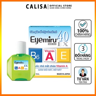 Nước nhỏ mắt Eyemiru dha vitamin c chống mờ mắt omega 3 khô mắt lutein sáng mắt kẽm giúp tăng cường thị lực 15ml
