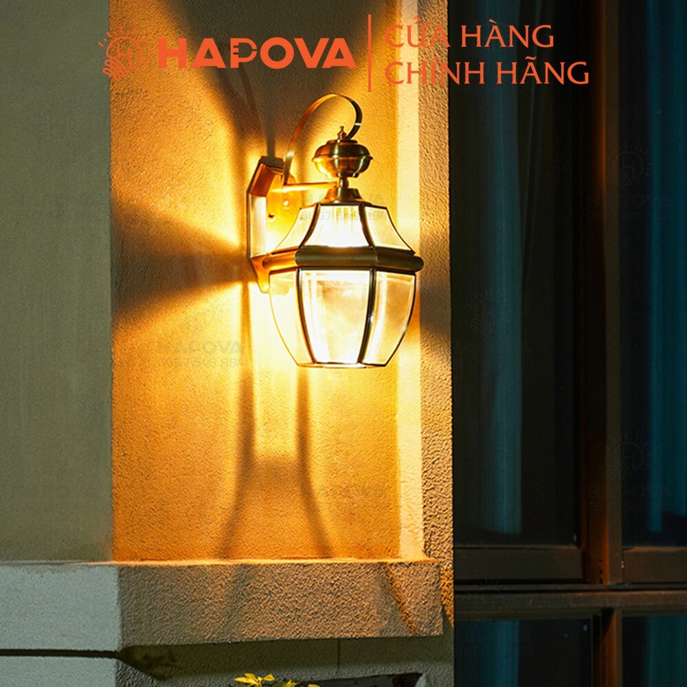Đèn treo tường, đèn gắn tường cao cấp bằng Đồng HAPOVA LEONA 1002
