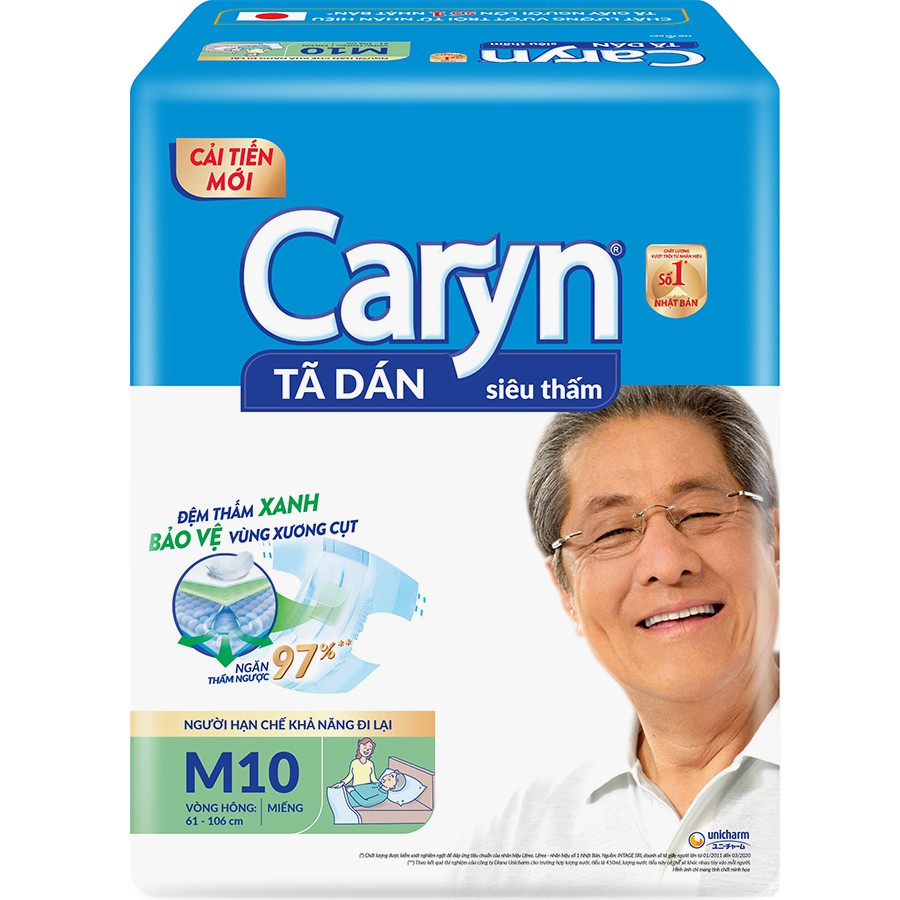 TÃ DÁN CARYN ĐỦ SIZE M10/ML10/XL10/M20/ML20/XL20