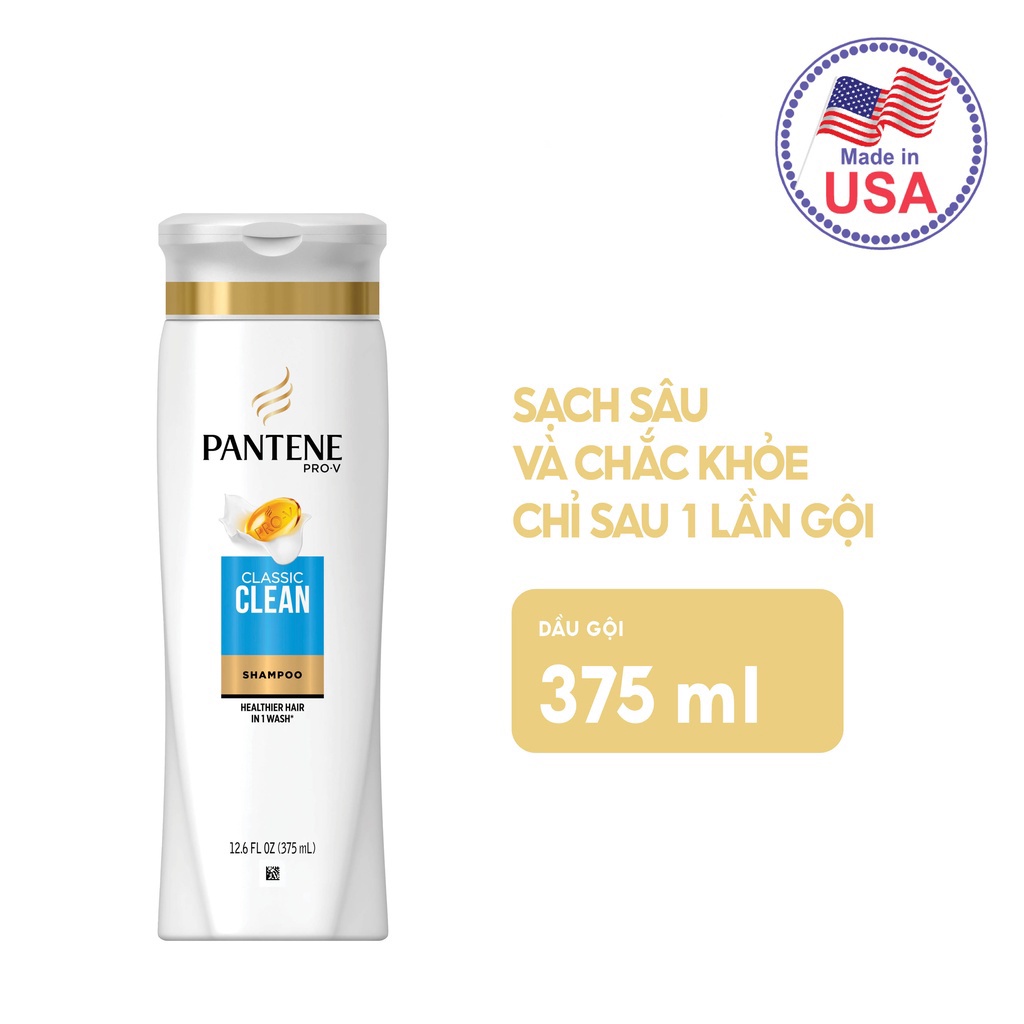 Dầu gội Pantene nhiều mùi hương nhập Mỹ 375ml NPP shoptìdo