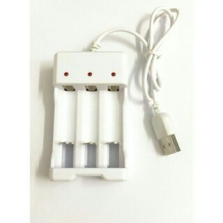 Bộ Sạc pin tiểu 2A/3A đa năng cáp USB