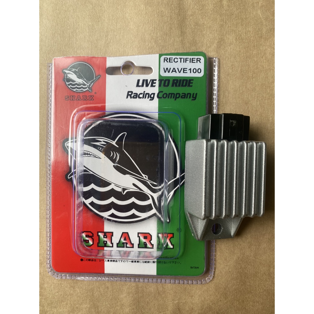 Cục sạc Shark độ zin cho xe Wave 100cc.