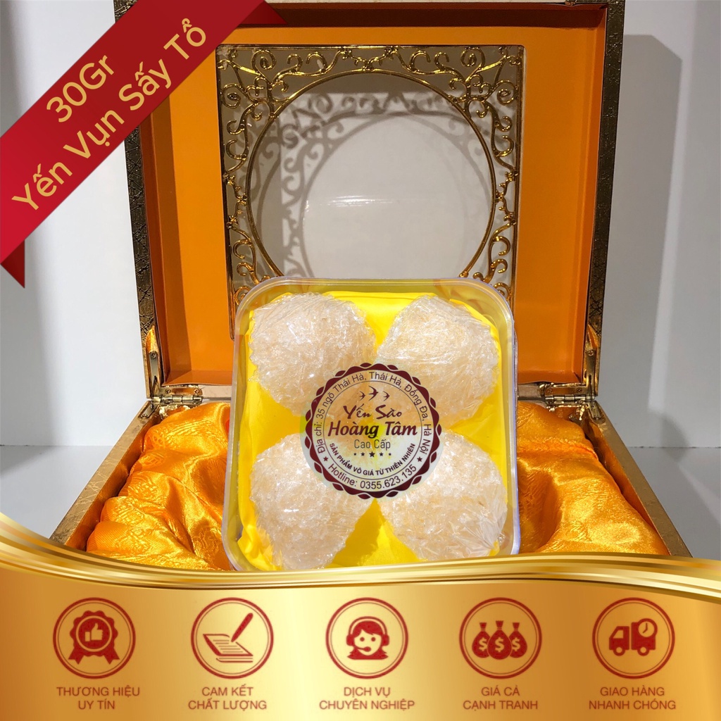 ✔ [30-50-100gr] YẾN VỤN KHÁNH HÒA (4 tổ/30gr) (5-7 tổ/50gr) (10-14 tổ/100gr) + Quà Tặng Kèm