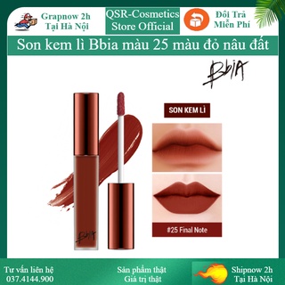 Son kem lì bbia last velvet lip tint version 5 - 25 final note 5g best seller