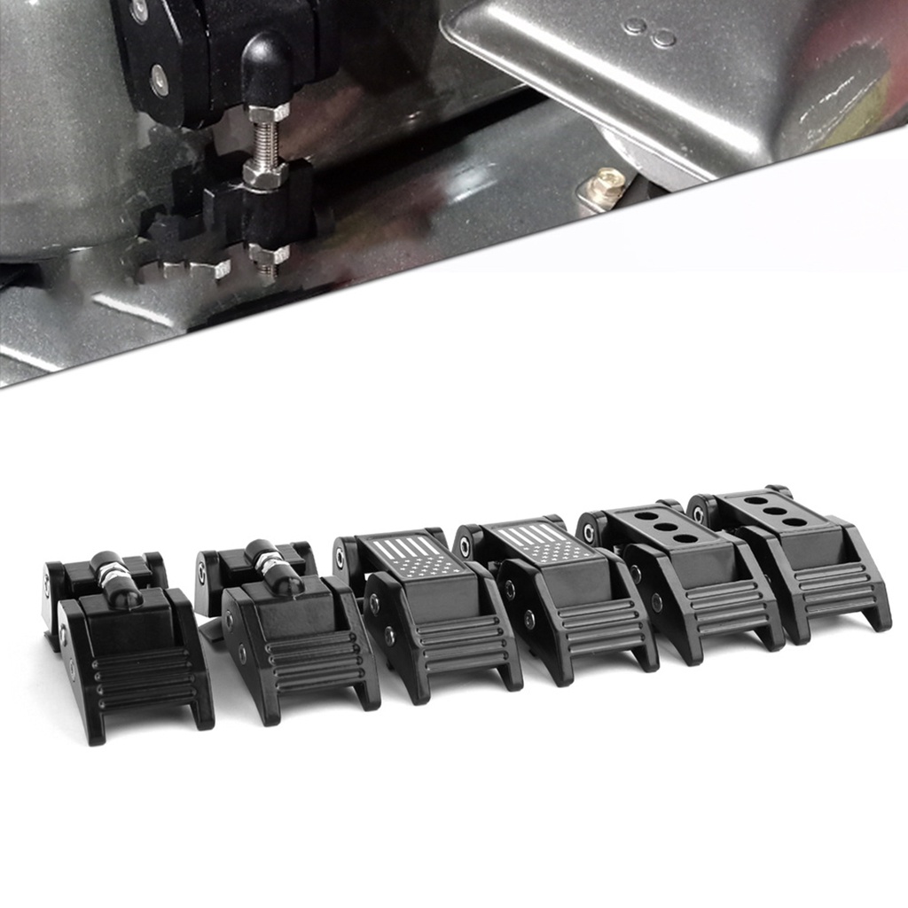 1 Cặp Chốt Khóa Nắp Ca Pô Bằng Hợp Kim Nhôm Cho Jeep Wrangler JK JL 07-21