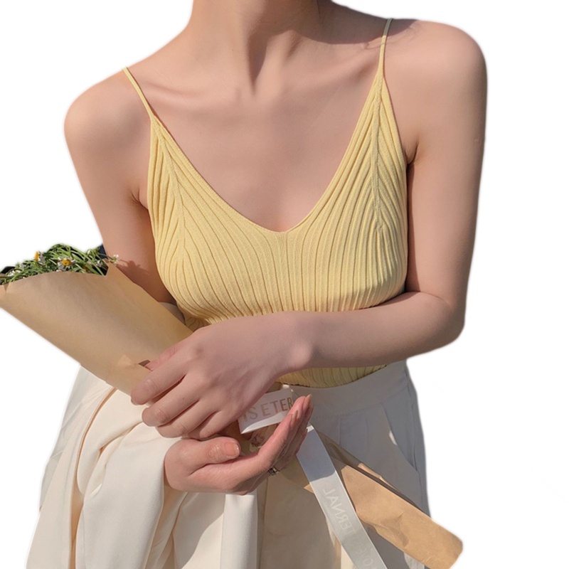 Áo croptop hai dây gợi cảm cho nữ