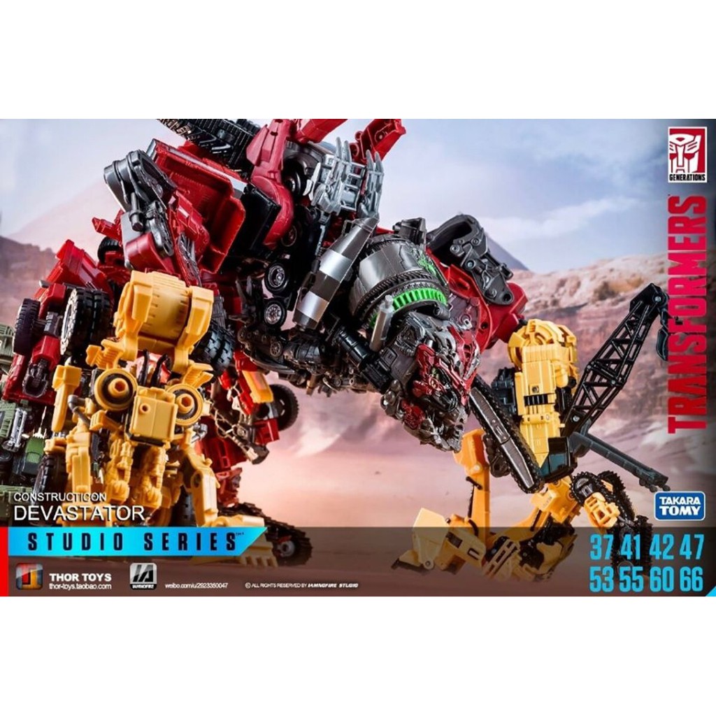 [Freeship đơn từ 50K]REAL - Mô hình Transformers Devastator Studio Series