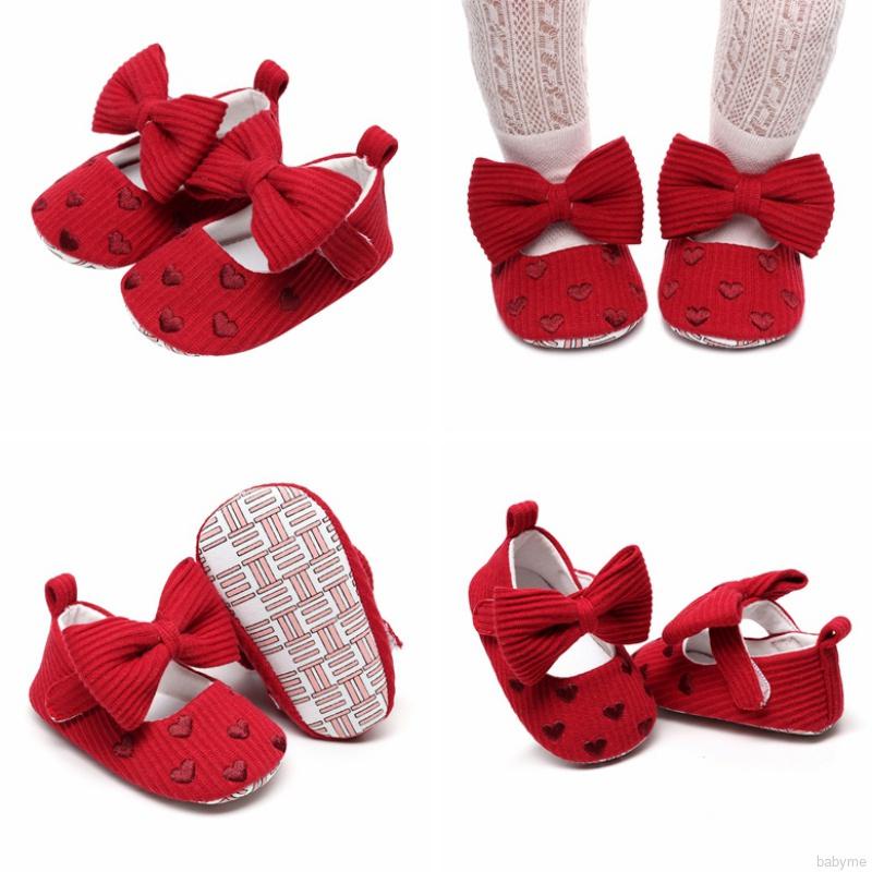 Giày búp bê đế mềm chống trượt dành cho bé gái 0-18 tháng tuổi
