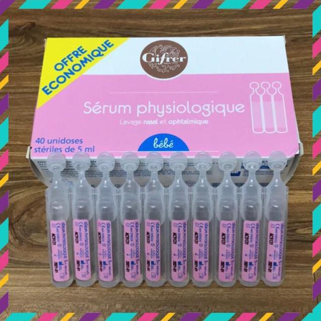 [Chính Hãng] Nước muối sinh lý Gifrer nội địa Pháp hộp 20 tép [date xa]