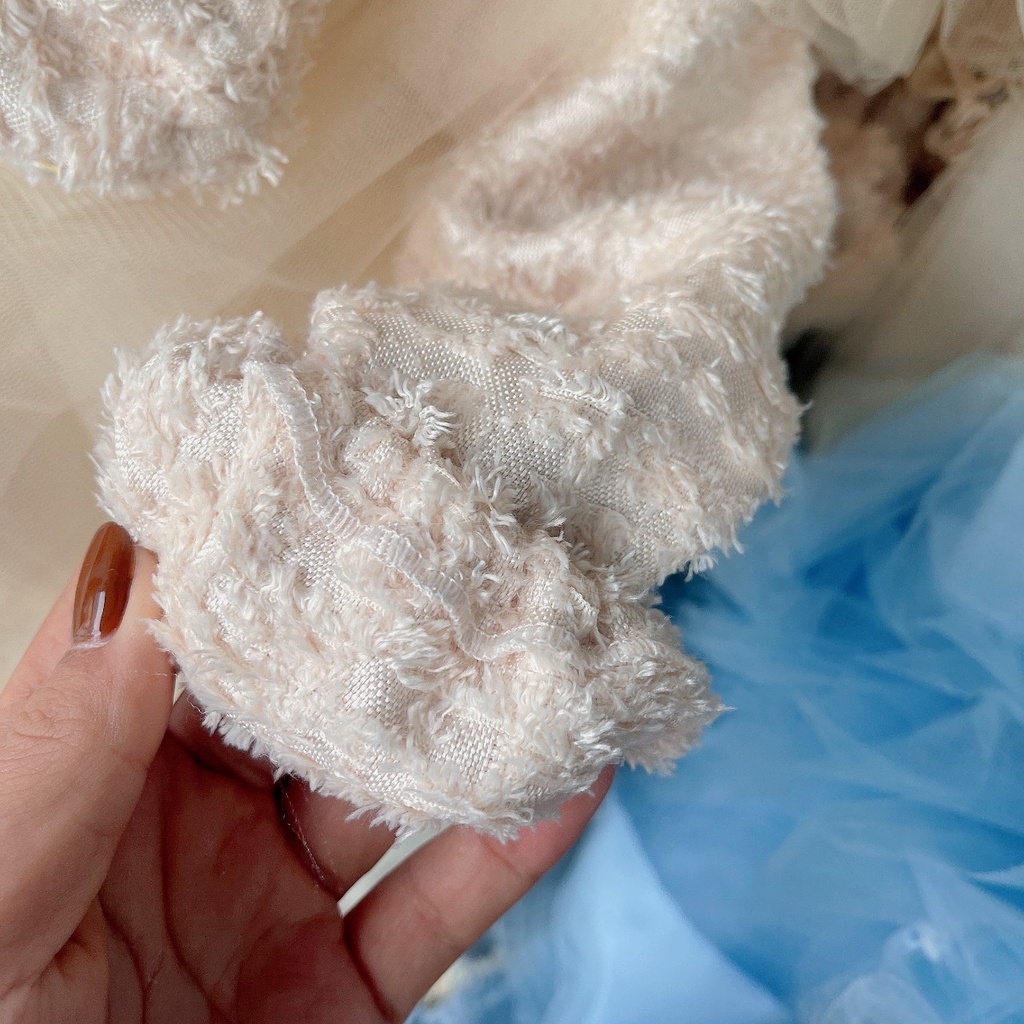 Váy thu dạ lông mỏng, mềm phối voan cho bé sz 8-19Kg (1-5 tuổi)