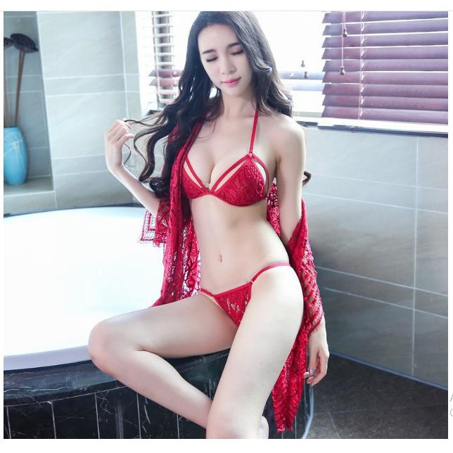 Set đồ ngủ siêu sexy quyến rũ - Đen/Trắng/ĐỏV32 | BigBuy360 - bigbuy360.vn