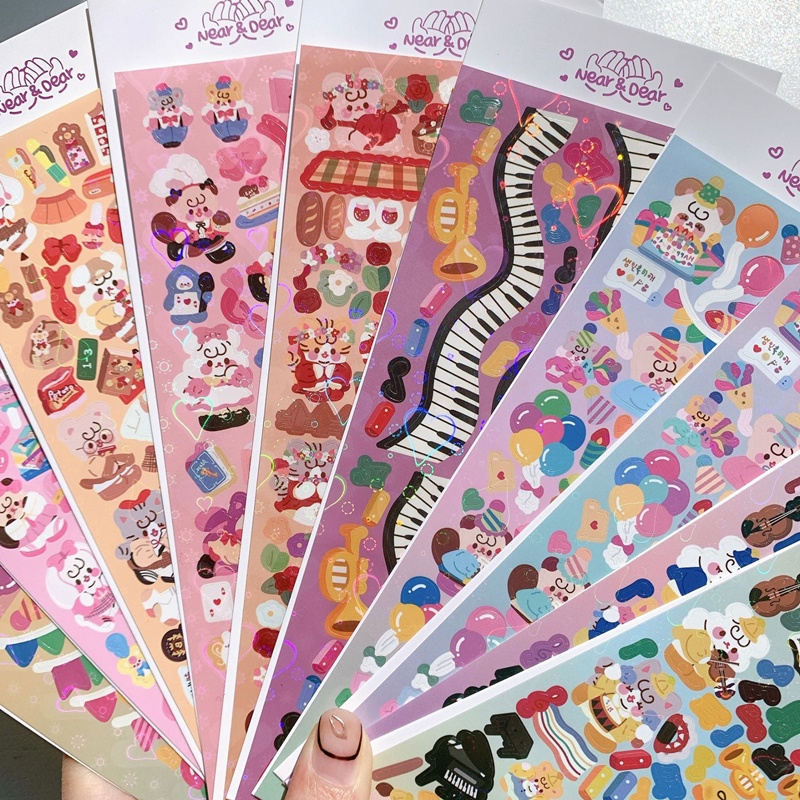 Flowertree 1 Sticker Dán Trang Trí Sổ Lưu Niệm