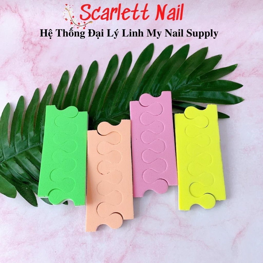 Set 2 Kẹp Tách Ngón Tay Ngón Chân Chống Lem Nước Sơn Khi Làm Móng Giao Ngẫu Nhiên