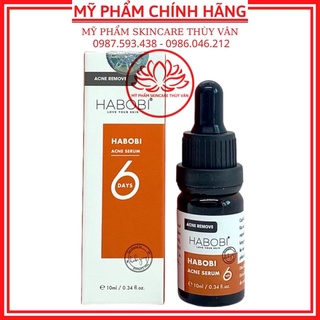 Serum 06 giảm mụn mờ thâm se khít lỗ chân lông chính hãng habobi 10ml
