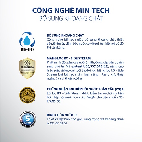 Máy lọc nước RO A.O.Smith C1