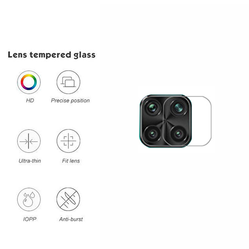 Realme C15 Tempered Glass Full Coverage Glass Film For Realme 6 5 X2 Pro C12 X3 XT 5i 6i 5s C3 C11 Screen Protector and Camera Lens Glass Protector