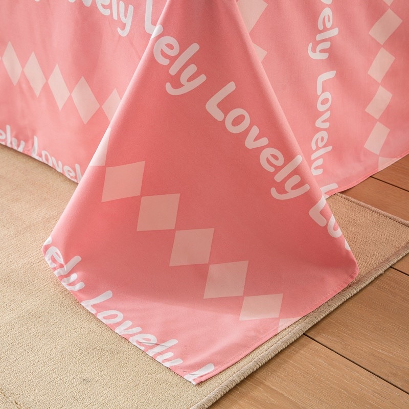 Bộ chăn ga gối phong cách Hàn Quốc - Ô tô hồng | BigBuy360 - bigbuy360.vn