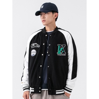 Áo Khoác Bomber Nam Nữ Unisex Thêu Chữ K Hot Trend