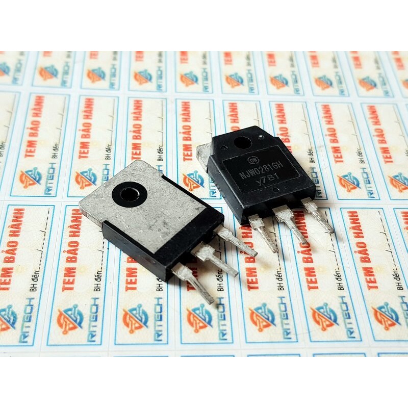 [Combo 3 chiếc] NJW0281GH Transistor NPN 15A/250V/150W TO-3P (Tháo Máy)