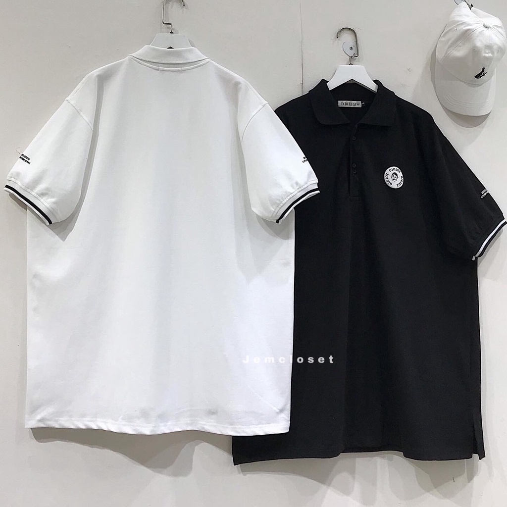 Áo Phông Polo Nữ JEMCLOSET Tay Ngắn Áo Thun Có Cổ Form Rộng Unisex Thoải Mái Thấm Hút Mồ Hôi ZOTOTO 10034