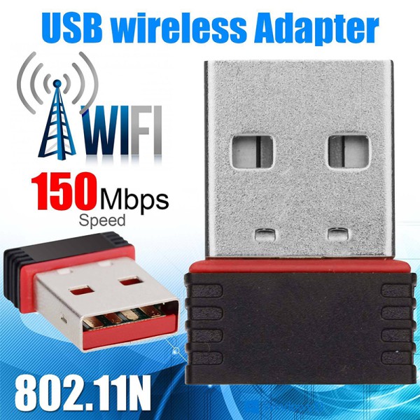 Usb Wifi Dongle 802.11 B / G / N Cho Laptop Pc Uk
