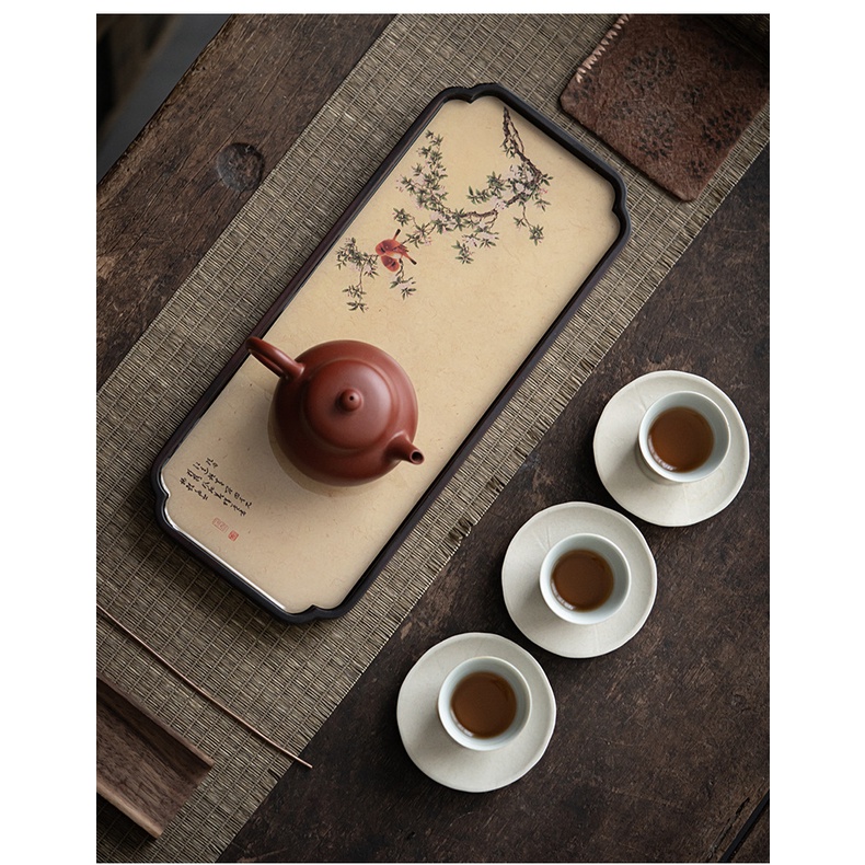 Khay Trà Thủ Công Bằng Tre Già Cao Cấp