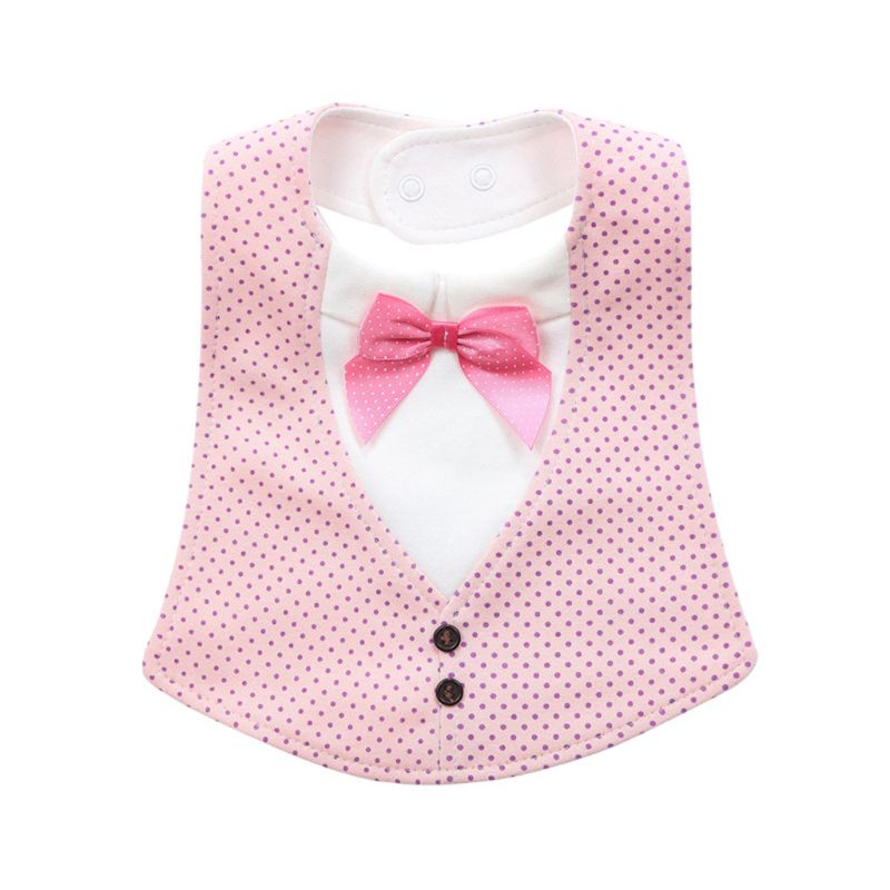 Yếm Ăn Cotton Siêu Thấm Hút Không Gây Dị Ứng Mềm Mại Tiện Dụng Cho Bé