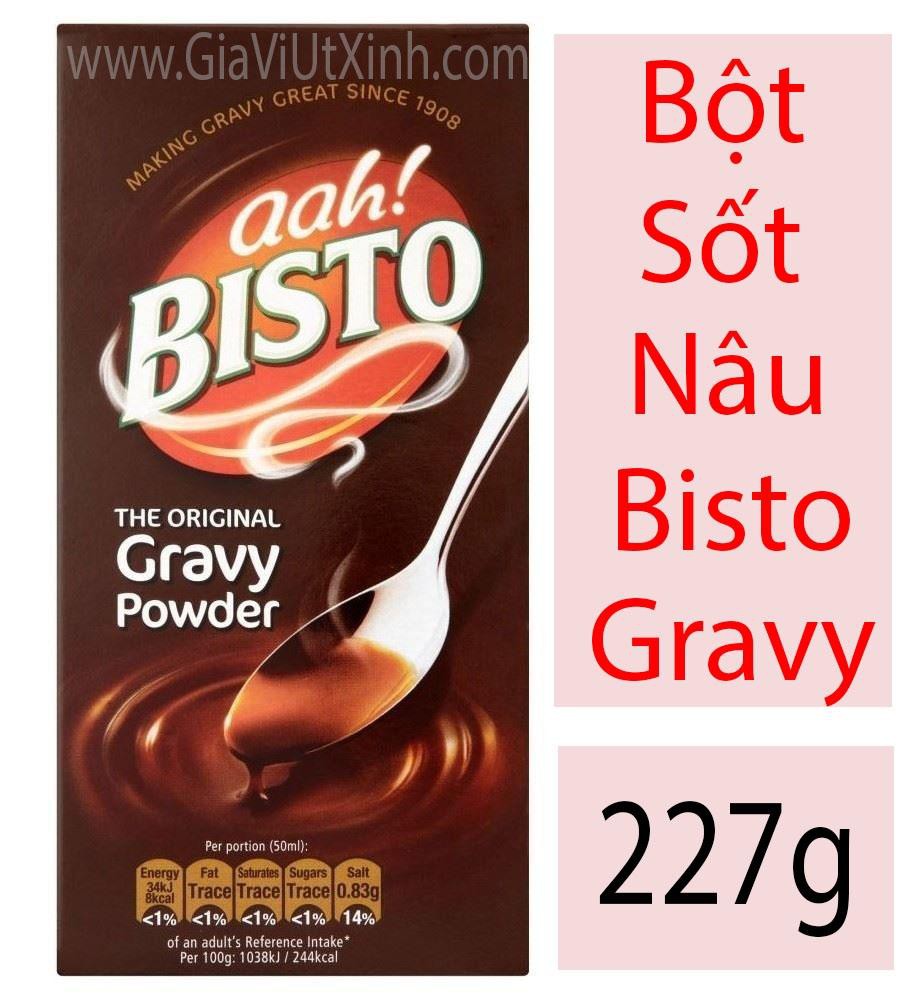 BỘT SỐT NÂU BISTO GRAVY 227G - aah ! BISTO