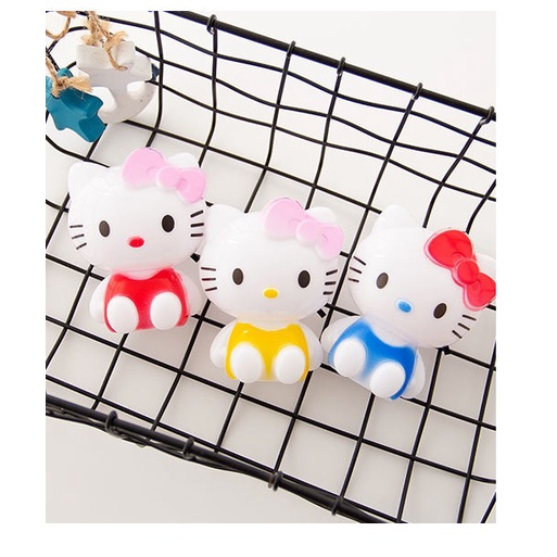 (HCM) Đèn Ngủ Mèo HeloKity Dễ Thương 3 Màu Công Tắc On-Off Cắm Điện Bóng Led Tiết Kiệm Điện - Đèn Ngủ Trang Trí