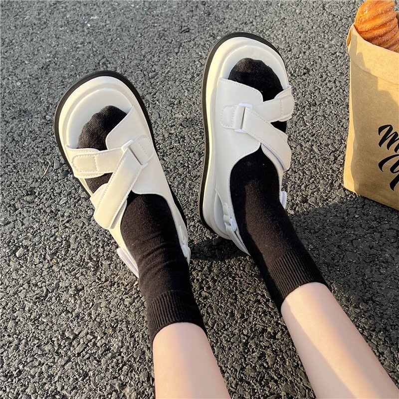 Dép Sandal Nữ Ulzzang LOẠI 1 - Giày Sandal Nữ Quai Đan Chéo Chuẩn Hàng Quảng Châu Chất Liệu Cao Cấp